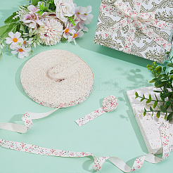 50 m Baumwollband mit Blumenmuster&nbsp;OCOR-BC0008-98
