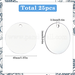 25 pz pendenti in alluminio&nbsp;FIND-SP0002-68A-02