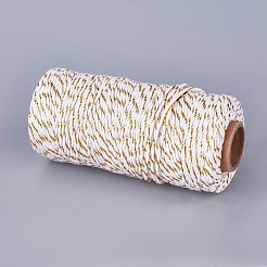 Cordon en coton macramé 2 pli&nbsp;OCOR-WH0032-02B