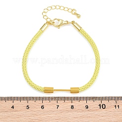 Fabrication de bracelet en fil d'acier tressé&nbsp;KK-CBA6056-03B-G