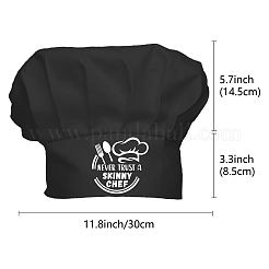 Cappelli da cuoco in cotone&nbsp;AJEW-WH0242-020