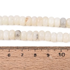 Natürliche weiße afrikanische Opalkorne Stränge&nbsp;G-N367-02A-01