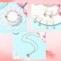 20 pz perline di lampwork in lamina fatte a mano&nbsp;FOIL-SZ0001-03B