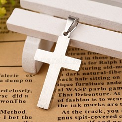 Lateinisches Kreuz 304 Edelstahlanhänger&nbsp;STAS-I035-22
