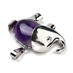 Natürlichen Amethyst Edelsteinanhänger&nbsp;G-G112-01P-14