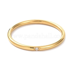 Ionenplattierung (IP) 304 Edelstahl-Fingerringe&nbsp;RJEW-J071-09-G