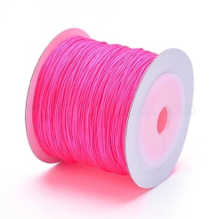 Cordón trenzado de nailon para la elaboración de joyas tejidas y manualidades de macramé.&nbsp;NWIR-D055-0.6mm-19