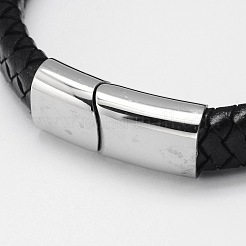 Geflochtenen Lederband Armbänder&nbsp;BJEW-I200-09