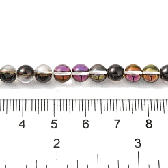 Trasparenti perle di vetro placca fili&nbsp;GLAA-T032-T6mm-C06