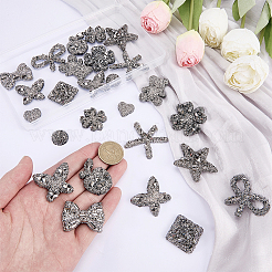 26 Stück 13 Stile Harz-Hotfix-Strass&nbsp;DIY-PH0035-34
