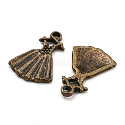 Colgantes de la aleación de estilo tibetano&nbsp;TIBE-T014-32AB