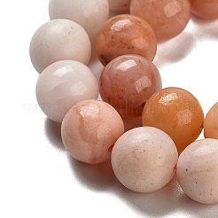 Natürliche rosa Aventurin Perlen Stränge&nbsp;G-B095-A02-01