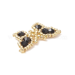 2pcs 2 pendentifs en perles de verre de couleur&nbsp;PALLOY-MZ00104