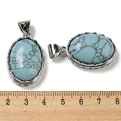Pendentifs de turquoise synthétique&nbsp;G-Z050-06C