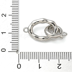 Fermagli pieghevoli in ottone placcato a cremagliera con micro pavé di zirconi cubici chiari&nbsp;KK-K392-35P