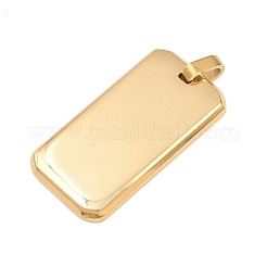 Pendentifs en acier inoxydable 304&nbsp;LS-SA-CBAB99D-03G