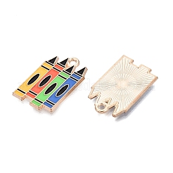Pendentifs d'émail en alliage&nbsp;ENAM-Q004-01KCG-27