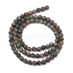 Brins de perles de syénite fluorescente naturelle (lueur sous la lumière uv)&nbsp;GG-NH0012-A01-4mm