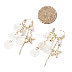 Ohrringe mit Muschelperlen&nbsp;EJEW-TA00789