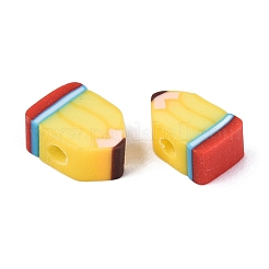 Zurück zur Schule handgemachte Polymer Clay Perlen&nbsp;CLAY-Q253-18A