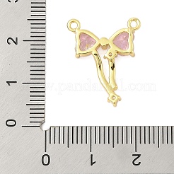 Cremagliera in ottone placcatura pendenti zirconi&nbsp;KK-Z074-71G-02