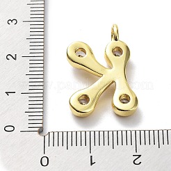 26 piezas 26 estilos estante chapado latón micro pavé colgantes de circonita cúbica&nbsp;KK-P247-09G
