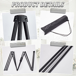 2 chevalet pliable en fer pour présentation photo&nbsp;ODIS-WH0030-349