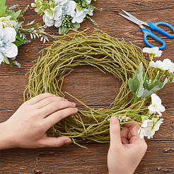 Kunststoff künstliches Rattan&nbsp;DIY-WH0430-917