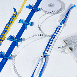 DIY-Sets zum Basteln von Polyesterbändern und geflochtenen Armbändern&nbsp;DIY-GA0007-96B