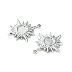 Cabochon pendenti in acciaio inossidabile 304 anti-ossidazione&nbsp;STAS-L269-051P