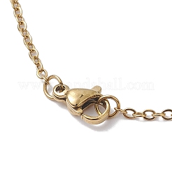 Collane in acciaio inossidabile 304&nbsp;NJEW-MZ00026-03