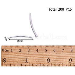 Perles tubulaires en laiton&nbsp;KK-PH0036-19