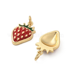 Pendentifs d'émail en laiton &nbsp;KK-L237-029G-01