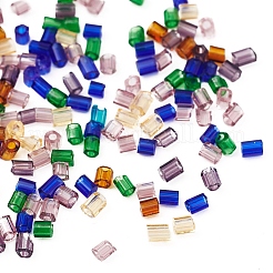 Kit fai da te per la creazione di braccialetti con perline di vetro in tubo trasparente&nbsp;DIY-YW0004-36B