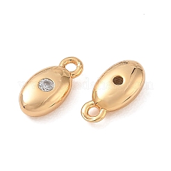 Dijes de latón con micro pavé de circonitas cúbicas transparentes de Shegrace&nbsp;XGRQ7H210-958G