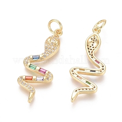 Pendentifs avec zircon cubiques à micro-pavés en laiton&nbsp;LS-ZIRC-G152-29G