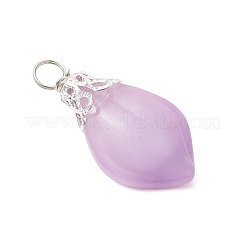 Nachahmung Jade Glas-Anhänger&nbsp;PALLOY-JF05025-01