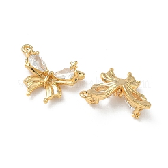 Colgante micropavé cubic zirconia de latón&nbsp;KK-Z136-47G-01