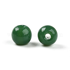 Imitation de perles de verre de jade&nbsp;GLAA-N007-4mm-B02