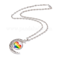 Regenbogen-Pride-Halskette&nbsp;NJEW-F291-01D