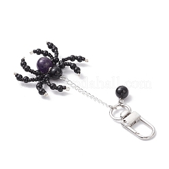 2 Stück natürliche Amethyst-Anhängerdekorationen&nbsp;HJEW-TA00391