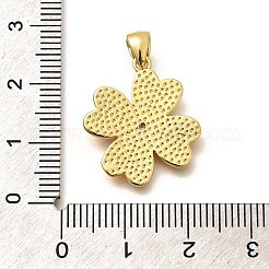 Placage en rack laiton micro pave pendentifs en émail de zircone cubique&nbsp;KK-L226-004G-02