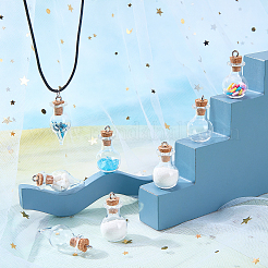90 Stück DIY-Schmuckset-Sets aus Glas zum Selbermachen einer Wunschflasche&nbsp;DIY-SC0014-96P
