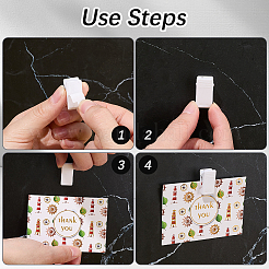 Clips rectangulaires en acrylique&nbsp;FIND-WH20008-40B