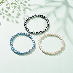 3 pulsera de cuentas mala de 3 colores.&nbsp;BJEW-JB08251