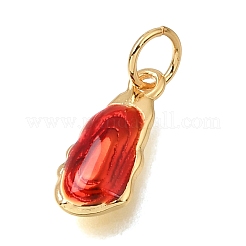 Ciondoli smaltato in ottone&nbsp;KK-G605-12G