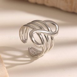 Anello aperto del polsino in acciaio inox 304&nbsp;WGE83BC-02