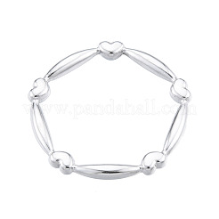 Bague en acier inoxydable 201 anti-ternissement pour hommes et femmes&nbsp;RJEW-N038-131P