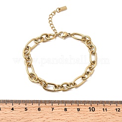 Figaro-Kettenarmband aus 304er Edelstahl für Damen&nbsp;BJEW-Z140-03G