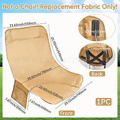 Ersatzstoff für Klappstühle aus Oxford-Stoff&nbsp;AJEW-WH20010-68C